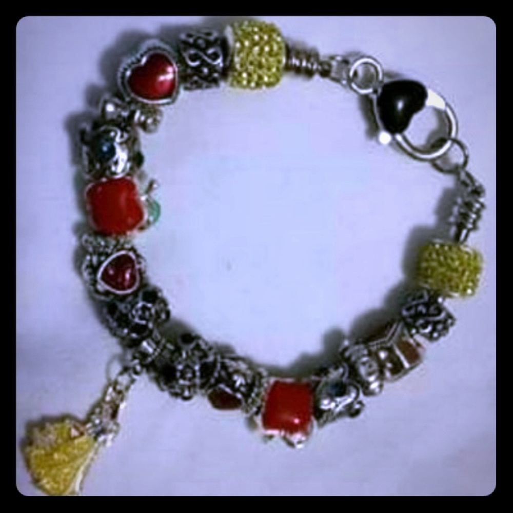 Snow White Disney Princess Unique Charm Bracelet